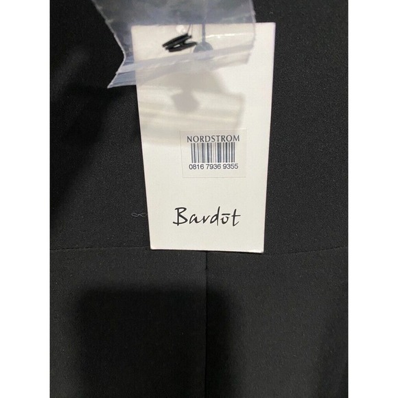 Bardut Nordstrom - Black strapless V neckline dress women's US size 10/Large - Picture 5 of 6